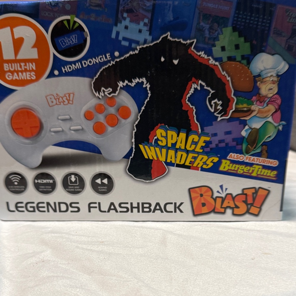 Legends Flashback Blast! Console - White and Orange SS1